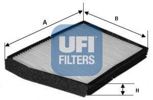 Фільтр, повітря у внутрішньому просторі UFI 53.018.00 (фото 1)