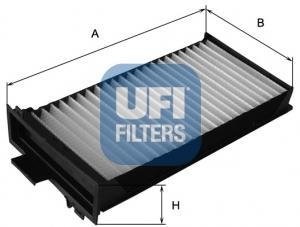 Фільтр, повітря у внутрішньому просторі UFI 53.104.00 (фото 1)