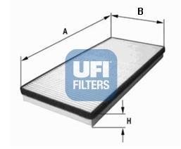 Фільтр, повітря у внутрішньому просторі UFI 53.114.00 (фото 1)