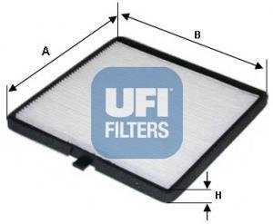 Фільтр, повітря у внутрішньому просторі UFI 53.116.00 (фото 1)