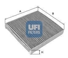 Фильтр, воздух во внутренном пространстве UFI 54.115.00