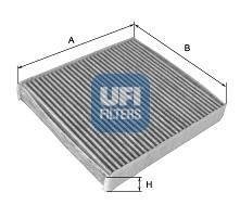 Фильтр, воздух во внутренном пространстве UFI 54.198.00