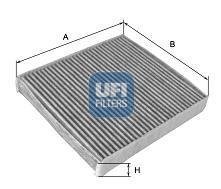 Фільтр, повітря у внутрішньому просторі UFI 54.266.00 (фото 1)