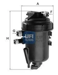Корпус топл. фильтра, 1.3 CDTI UFI 55.116.00
