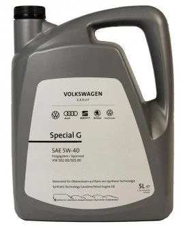 Олія моторна Special G 5W-40 (5 л) VAG Gs55502m4