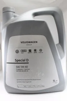 Масло моторное Special D 5W-40 (5 л) VAG GS55505M4
