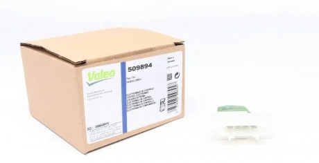 Резистор вентилятора отопителя Valeo 509894 (фото 1)