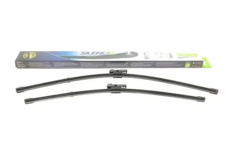 Комплект стеклоочистителей Silencio Flat / бескаркасный / 600 • 500 мм / со спойлером / Valeo 574462