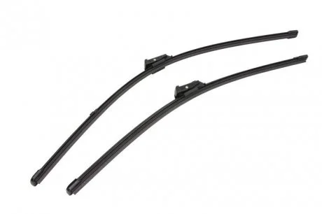Комплект стеклоочистителей SILENCIO FLAT BLADE SET / бескаркасный / 600 • 500 мм. / со спойлером / Valeo 574643