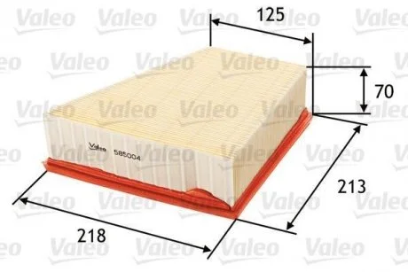 Повітряний фільтр Valeo 585004 (фото 1)