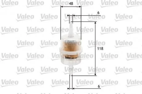 Паливний фільтр Valeo 587011