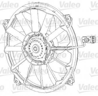 Вентилятор, охлаждение двигателя Valeo 696091 (фото 1)