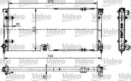 Радиатор Valeo 730370