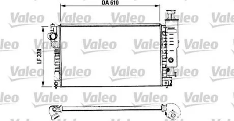 Радиатор системы охлаждения Valeo 730575 (фото 1)
