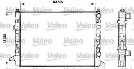 Радиатор Valeo 731007