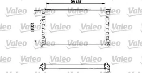 Радиатор Valeo 731025