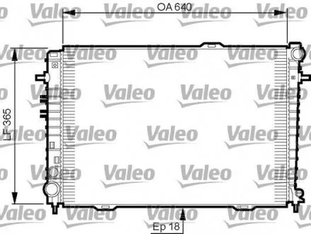Радиатор системы охлаждения Valeo 735500 (фото 1)