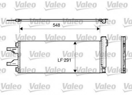 Радиатор кондиционера Valeo 814069 (фото 1)