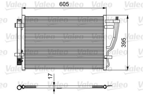 Конденсер кондиціонера Valeo 814493