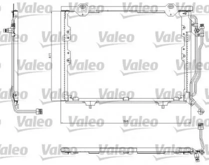 Радиатор кондиционера Valeo 817563