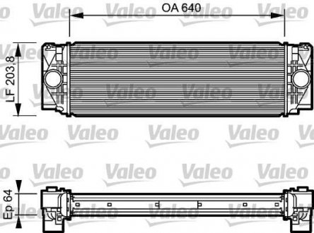 Радіатор інтеркулера Sprinter/Crafter 06- Valeo 818732