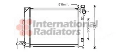 Фото радіатор охолодження двигуна LAND ROVER FREELANDER -06 Van Wezel 02002164 Радіатор охолодження двигуна LAND ROVER FREELANDER -06 Van Wezel 02002164