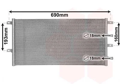 Радіатор охолодження IVECO DAILY 11- Van Wezel 28002131
