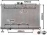Радиатор LANCER6 20i-16V MT 03- (Van Wezel) 32002199