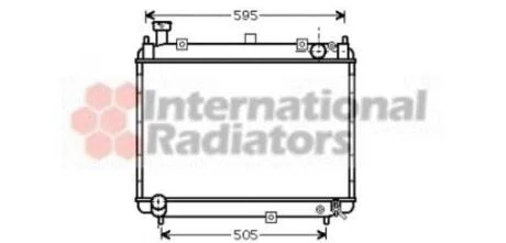 Фото 1 - радіатор охолодження TOYOTA HI-ACE 96>06 Van Wezel 53002233 Радіатор охолодження TOYOTA HI-ACE 96>06 Van Wezel 53002233 (фото 1)