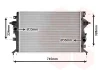 Радіатор охолодження HYUNDAI IONIQ / KIA NIRO (вир-во Van Wezel) 82012720