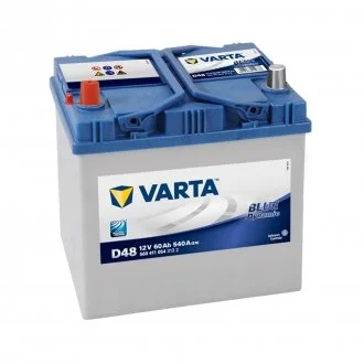 Аккумулятор 60Ah-12v BD(D48) (232х173х225),L,EN540 VARTA 560.411.054