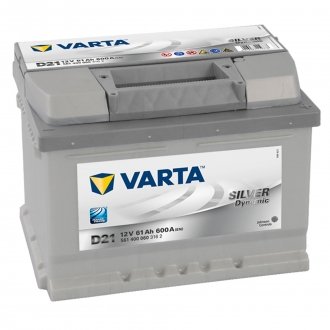 Аккумулятор 61Ah-12v SD(D21) (242x175x175),R,EN600 VARTA 561.400.060 (фото 1)
