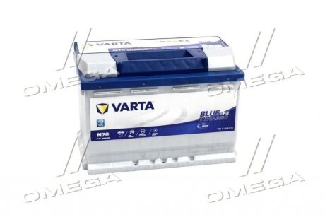 Аккумулятор 70Ah-12v BD EFB (278х175х190),R,EN760 VARTA 570 500 076 (фото 1)