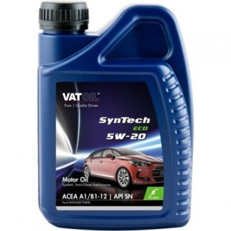 Моторное масло SynTech ECO/5W20/1л. / (ACEA A1/B1, API SN, Ford WSS-M2C948-B) VATOIL 50499 (фото 1)