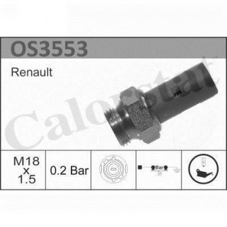 Датчик тиску масла Renault 21 Vernet OS3553 (фото 1)