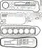 Комплект прокладок, двигатель 01-36260-01