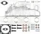 Монтажный комплект турбины FORD Mondeo,Transit 2,0TDCI 00-07 VICTOR REINZ 04-10006-01 (фото 2)