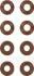 К-кт. сальников клапана Mercedes C123/C124 -94 (OM 102) 12-25227-03