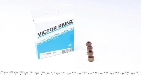 Набір сальників клапанів головки блоку циліндрів двигуна VICTOR REINZ 12-29491-05 (фото 1)