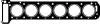 Прокладка ГБЦ OPEL Omega A 2,6-3,0 -94 61-24675-20
