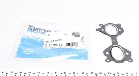 Прокладка выпускного коллектора головки блока цилиндров двигателя VICTOR REINZ 71-37403-00 (фото 1)
