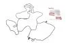 Прокладка передней крышки VW Touareg (10-)/Audi A4 (11-15),A6 (10-),A8 (10-),Q5 VIKA 11031826801 (фото 2)