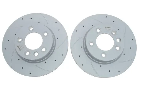 Диск гальмівний передній правий (перфорована лінія Geomed) VIKA 66151716701