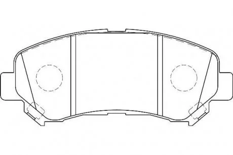 Тормозные колодки WAGNER WBP24632A