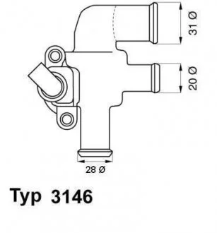 Термоастат WAHLER 3146.90D