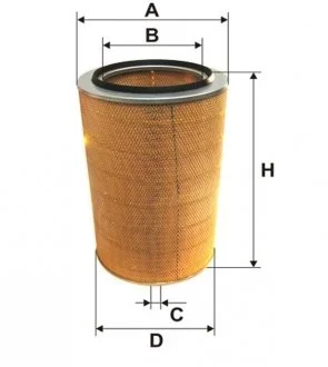 Фильтр воздушный IVECO (TRUCK) /AM457 (WIX-Filtron) WIX FILTERS 93114E
