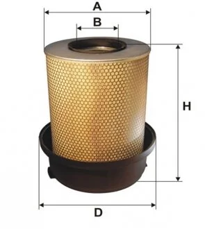 Фильтр воздушный MB ACTROS (TRUCK) /AM465 (WIX-Filtron) WIX FILTERS 93124E