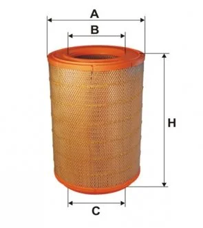 Фильтр воздушный SCANIA AM416/3/ (WIX-Filtron UA) WIX FILTERS 93181E