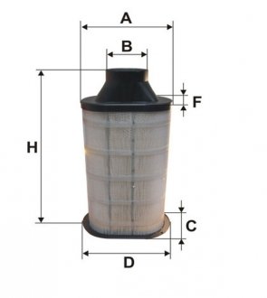 Фільтр повітряний /442/3 (WIX-Filtron) WIX FILTERS 93226E (фото 1)