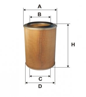 Фільтр повітряний МАЗ, КРАЗ (WIX-Filtron) WIX FILTERS 93345E